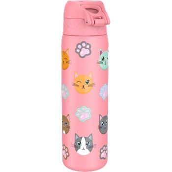 ION8 Бутилка за вода Ion8 Print, мет, 600ml, Cats (32035-А-КОТЕТА)