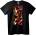 NOONEBRAND Тениска Iron Man Пламък - XS, Black