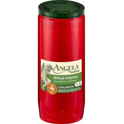 Bolsius Angela NR05 červená 243 g