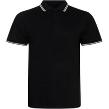 Just Polos Pánska polokošeľa JP003 black white