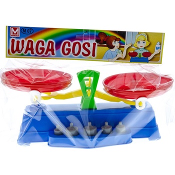 LAMPS Plastová Váha Gosia červená