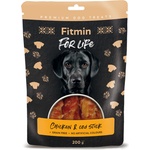 Dibaq Fitmin For Life Лакомство за кучета с пилешки пръчици от треска 200 g