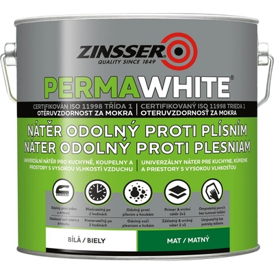 Zinsser Perma-White Matt 2,5 L bílá
