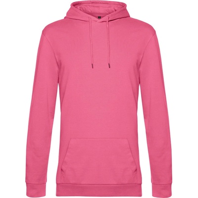 B&C mikina Hoodie s kapucí pánská COT01U03Wx3800-pink fizz