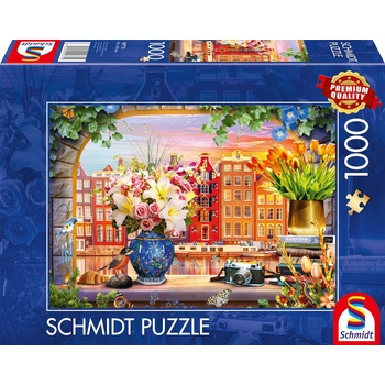 Image 1 of Schmidt Spiele Пъзел Schmidt от 1000 части - Почивка в Амстердам (59771)