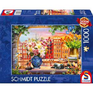 Schmidt Spiele Пъзел Schmidt от 1000 части - Почивка в Амстердам (59771)