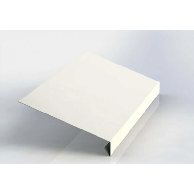 Okapnice klasik r.š.125mm Al hliníkový plech 0.6mm lakovaný RAL 9010 bílá dl.2m