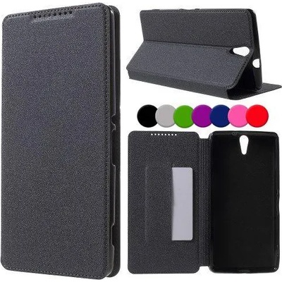 Sony Xperia C5 Ultra / Dual Wallet Кожен Калъф и Протектор