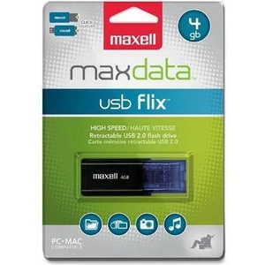 Maxell FLIX 4GB USB 2.0 (ML-USB-FLIX-4GB) Флаш памет