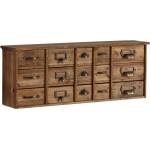 Ellos Home Висящ скрин от масивен бор в светло естествен цвят 67x25x14 cm Klas - Ellos Home (1021321)
