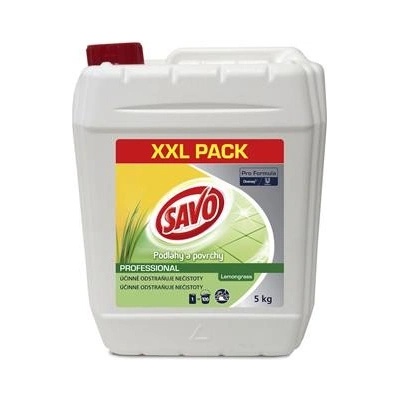 Savo Pro Formula All Purpose Cleaner na podlahy a povrchy Lemongrass 5 kg