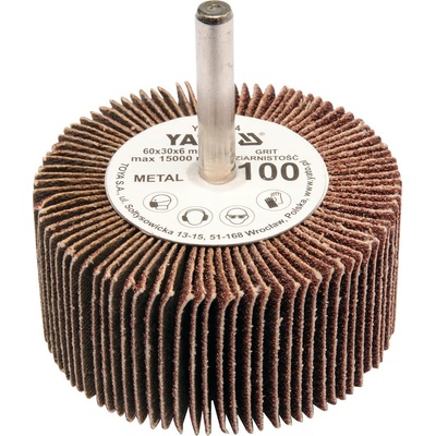 Yato Brusky kotouč lístkový radiální 60 x 30 x 6 mm P60 YT-83362