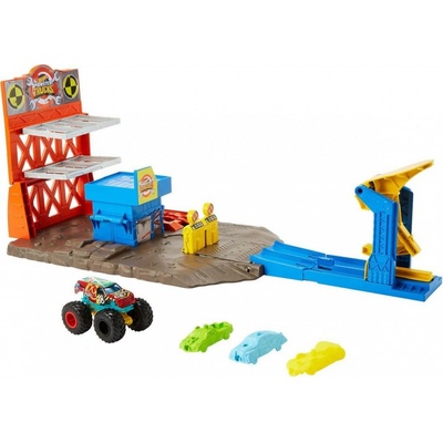 Hot Wheels Monster trucks výbušná stanice HFB12