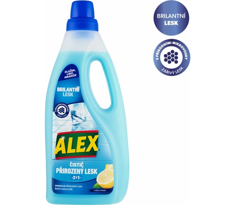 Alex 2v1 na lino čištění a leštění dlažby a lina 750 ml