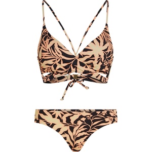 O'Neill Дамски комплект бикини O'Neill Women's Essentials Baay Maoi Bikini Set Bikini - Black Brazillian Sun - размер 40 (EU) (150-4367-0614)