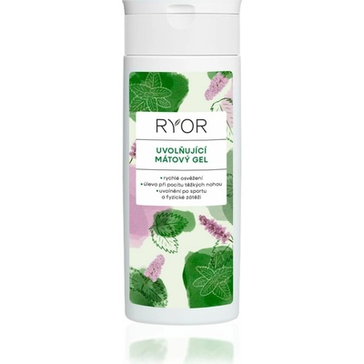 RYOR Uvoľňujúci mätový gél 200 ml