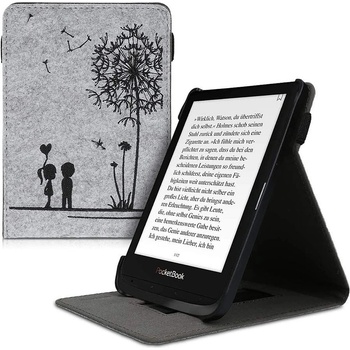 KW Mobile Dandelion Love KW4760310 pre Pocketbook 616/617/627/628/632/633 farba čierna šedá