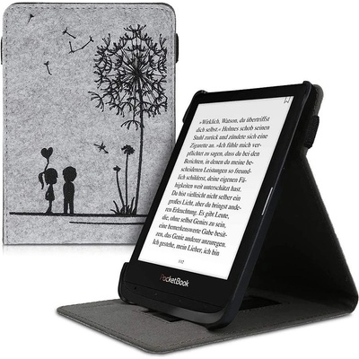 KW Mobile Dandelion Love KW4760310 pre Pocketbook 616/617/627/628/632/633 farba čierna šedá