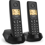 Gigaset Pure 100 Duo черен телефонен апарат L36852-H3105-S201 (L36852-H3105-S201) Телефонни апарати