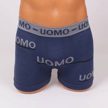 Image 1 of Син мъжки боксер с надпис