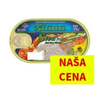 Giana Filety zo sleďa v paprikovej omáčke 170 g