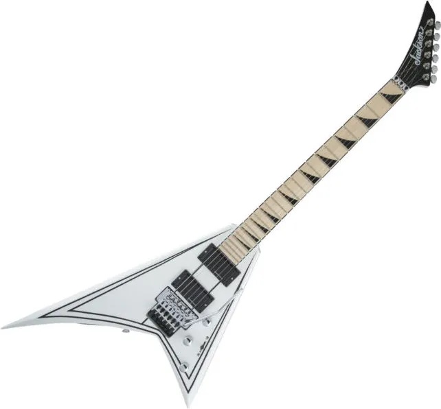 Jackson X Rhoads RRX24M Snow White with Black Pinstripes