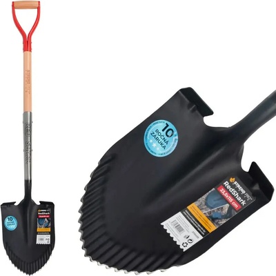 Rýľ Strend Pro Premium RedShark, špicatý, s drevenou násadou D 1150 mm, záruka 10 r.