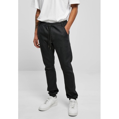 Urban Classics Мъжки Дънки Knitted Denim Jogpants realblack washed XXLUB-TB1794-03995 - Тъмносив, размер S