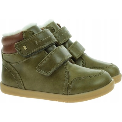 Bobux pohodlné kozačky Timber Arctic olivové