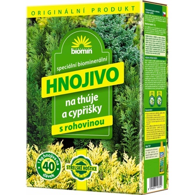 Forestina Biomin granulované hnojivo na Tuje a Cyprušteky 1 kg