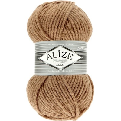Alize Superlana Maxi 466 hnedá