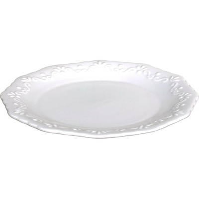 Chic Antique Porcelánový dezertný tanierik s čipkou Provence lace 19cm