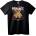 NOONEBRAND Тениска Романтично Мече - 2XL, Black