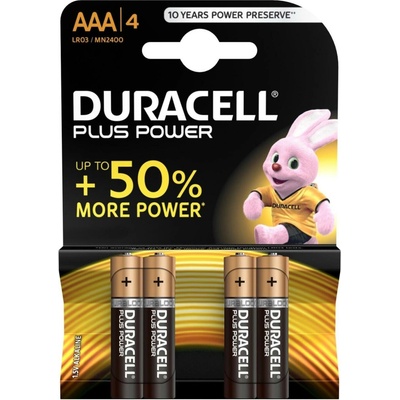 Duracell Plus Power AAA 4ks MN2400B4