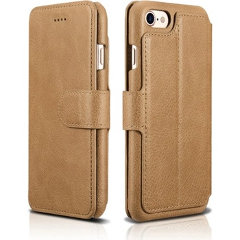 Pouzdro XOOMZ Wallet Phone Case iPhone 7/8 světle hnědé