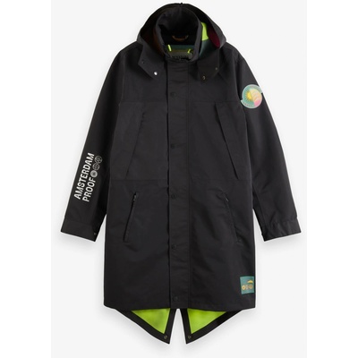 Scotch & Soda Черна непромокаема дамска парка Scotch & Soda Scotch & Soda | Cheren | ЖЕНИ | M