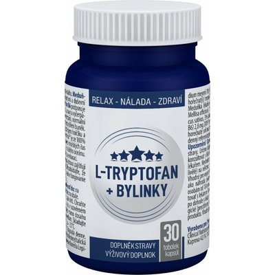 Clinical L-Tryptofán + bylinky 30 kapsúl