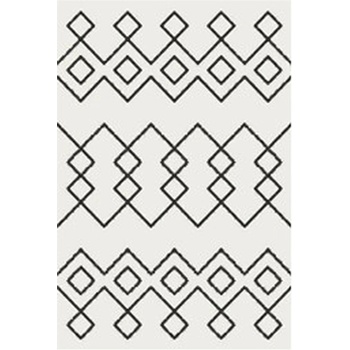 My Flair Moroccan Dream weiß černobílá