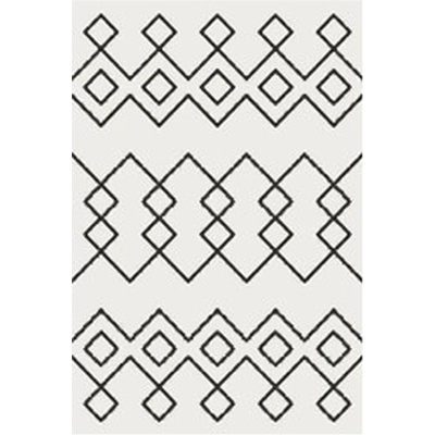 My Flair Moroccan Dream weiß černobílá