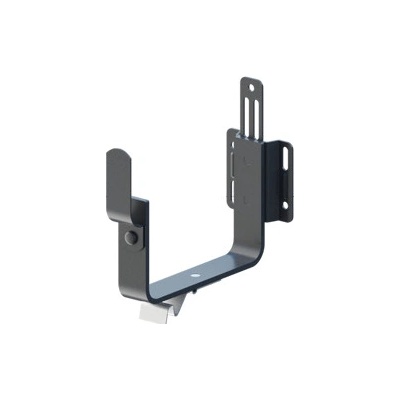 Satjam Kwadra Žľabový hák kombi s jazýčkom hranatý 0,6 mm RAL 7016 antracit