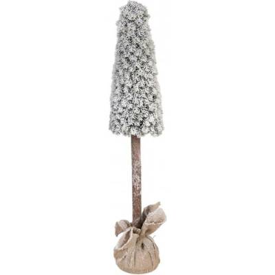 Umělý zasněžený stromek v jutovém pytli Petilee L – 19x97 cm