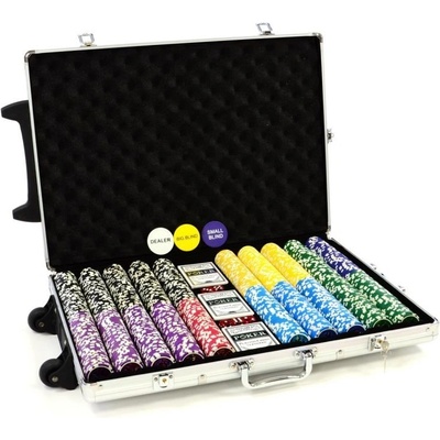 Ocean Trolley Champion Chip Poker set 1000 ks žetonů – Zboží Dáma
