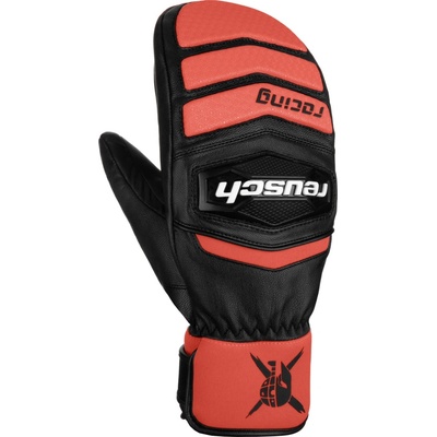 Reusch Worldcup Warrior GS Junior Mitten black / fluo red 2023/2024
