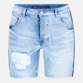 Brave Soul Къси панталони Brave Soul Distressed Denim Shorts - Blue Denim