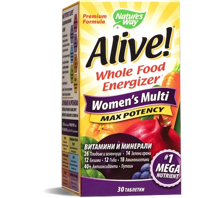 Nature's Way Алайв за Жени (мултивитамини) 30 таблетки | Nature’s Way (12064)