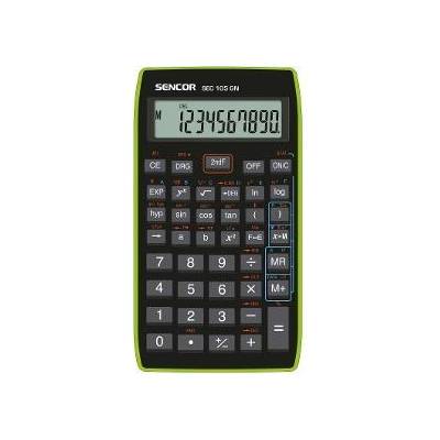 Научен калкулатор sencor sec-105 56 функции 10 цифри зелен 45011708 (45011708)