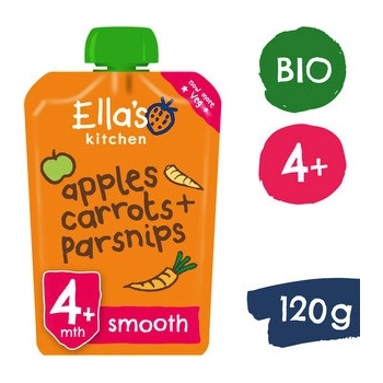 Ella's Kitchen BIO Mrkev jablko a pastinák 120 g