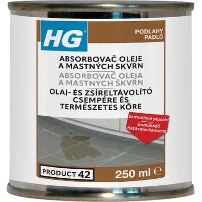 HG absorbovač oleje mast.skvrn 250 ml