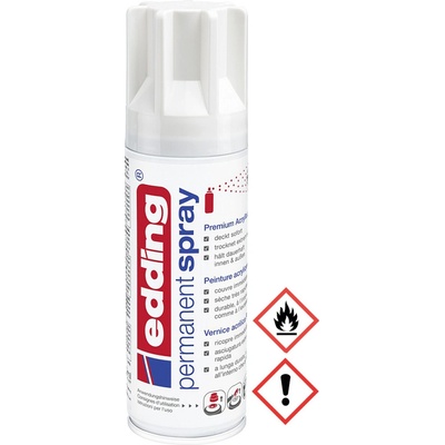 EDDING Akrylový sprej, 200ml, "5200", lesklá biela