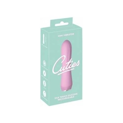 Boss of Toys Cuties 4th Gen Mini Vibrator Rose - Compact Silicone Model, 10 Modes